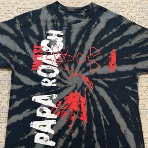 🎸 '20 Papa Roach Band Infest Album Tie Dye Two Side Clean Black Red Text Tee